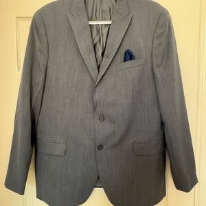 Egara Charcoal Gray Men's Tuxedo 38R